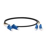  - Hyperline FC-D2-9-LC/UR-LC/UR-H-1M-LSZH-BK