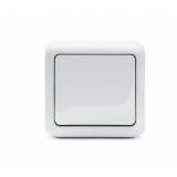  - Legrand Quteo Бел Кнопка 1-клавишная IP44 6А (782305)