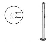  - Oxgard Стойка ограждения с отверстием под фиксатор базовая(ВЗР 1702.02-05)