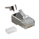  - Hyperline PLUG-8P8C-UV-C6-TW-SH-10