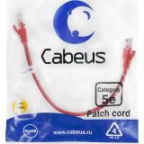  - Cabeus PC-UTP-RJ45-Cat.5e-0.3m-RD