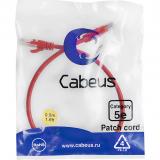  - Cabeus PC-UTP-RJ45-Cat.5e-0.5m-RD