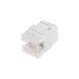  - Модуль Keystone Jack RJ-45(8P8C), UTP неэкранированный, CAT 5e, тип 180 градусов, белый REXANT PRO (02-0060)